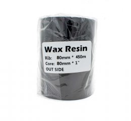 Риббон G200 WAX/RESIN Black 80 мм/450 м